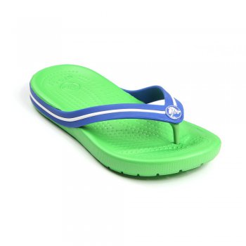 Шлепанцы Crocband Flipswitch (зеленый с синим) 10038 Crocs 11138-367 